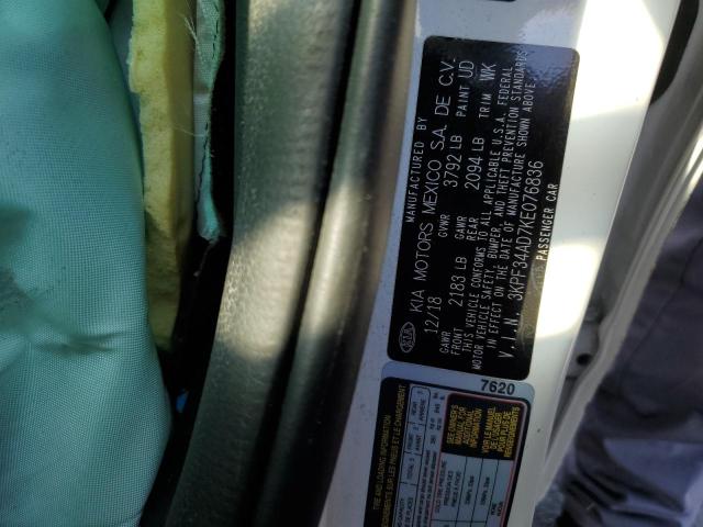 3KPF34AD7KE076836 KIA Forte Gt Line