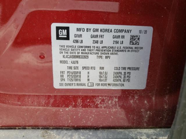 KL4CJASB9MB333929 Buick Encore Preferred
