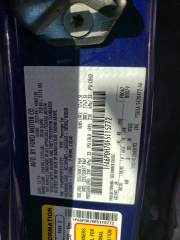 1FA6P0H70F5115772 Ford FUSION SE