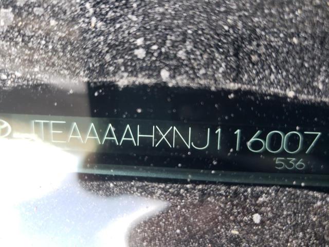 JTEAAAAHXNJ116007 Toyota VENZA LE
