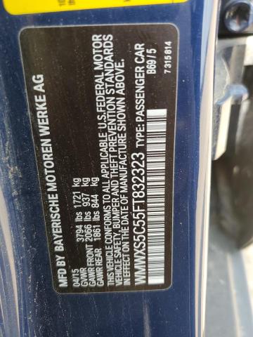 2015 MINI COOPER S E WMWXS5C55FT832323
