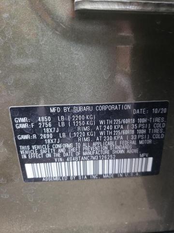 4S4BTANC7M3126252 Subaru Outback Limited