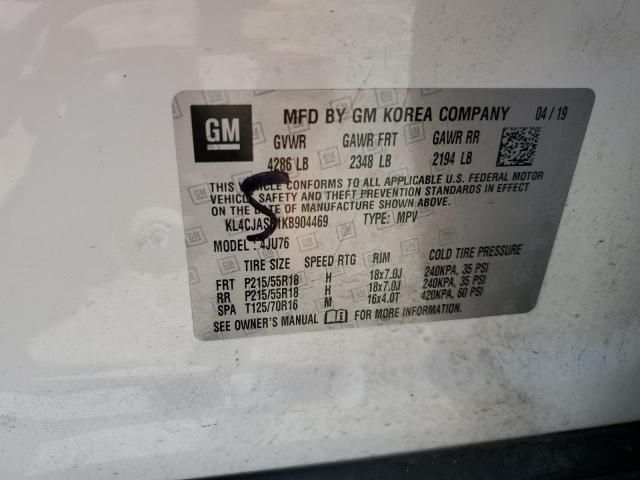 KL4CJASB1KB904469 Buick Encore Preferred