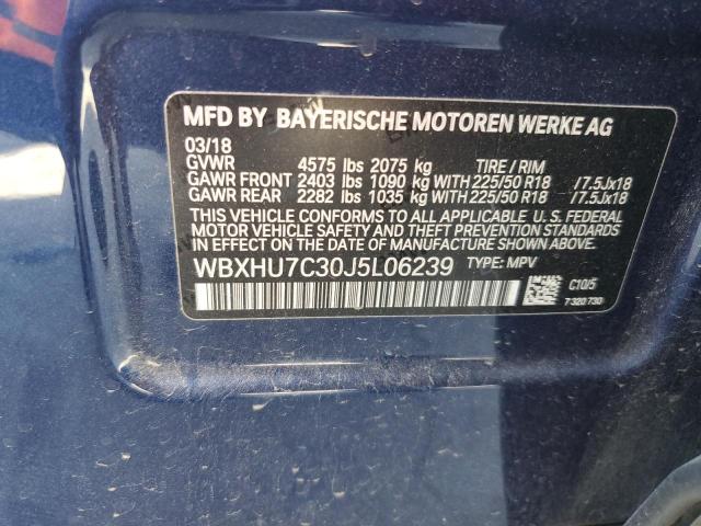 WBXHU7C30J5L06239 BMW X1 Sdrive28i