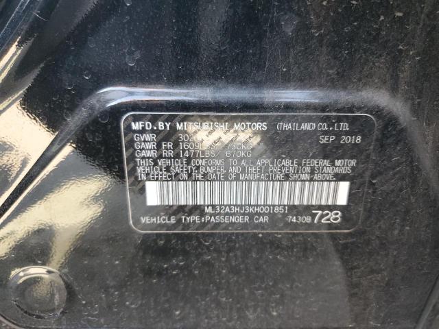 ML32A3HJ3KH001851 Mitsubishi MIRAGE ES