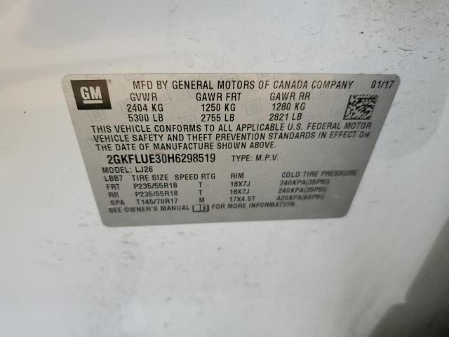 2GKFLUE30H6298519 GMC Terrain Slt