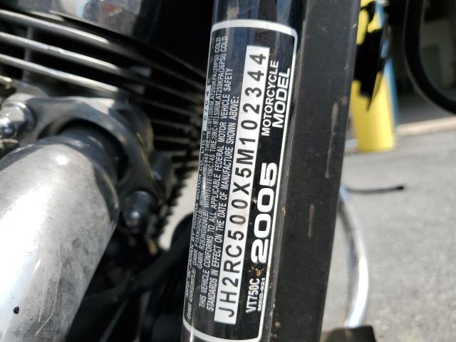 2005 HONDA VT750 C JH2RC500X5M102344