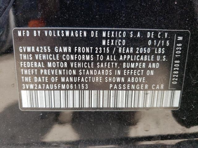 2015 VOLKSWAGEN GOLF TDI - 3VW2A7AU5FM061153