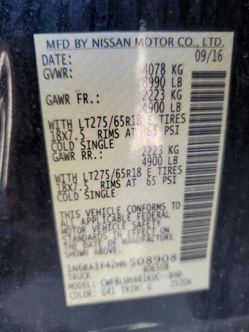 1N6BA1F42HN508908 Nissan Titan Xd Sl
