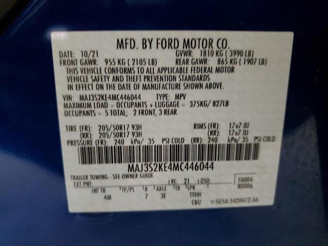 MAJ3S2KE4MC446044 Ford Ecosport Titanium