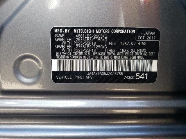 JA4AZ3A35JZ023785 Mitsubishi Outlander Se