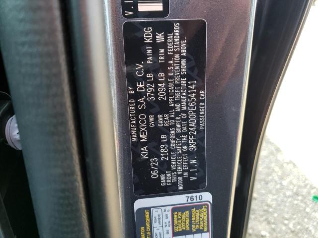 3KPF24AD0PE654141 KIA FORTE LX