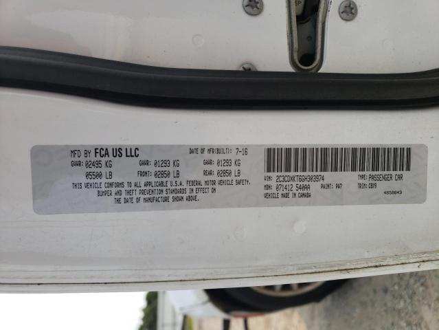 2016 DODGE CHARGER PO - 2C3CDXKT6GH303974