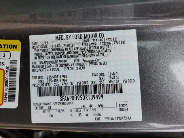 3FA6P0D95DR139499 2013 FORD FUSION, photo no. 12