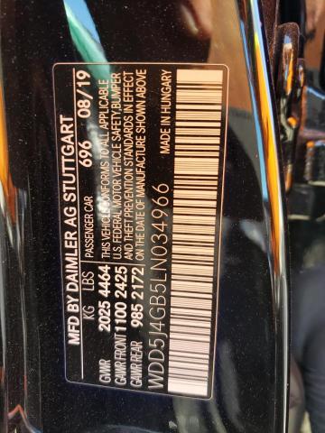 WDD5J4GB5LN034966 Mercedes-Benz CLA 250