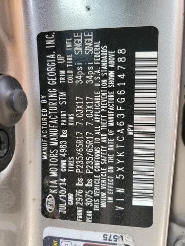 2015 KIA SORENTO LX - 5XYKTCA63FG614788