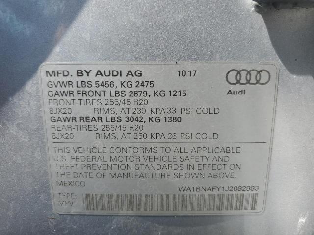 WA1BNAFY1J2082883 2018 AUDI Q5, photo no. 13