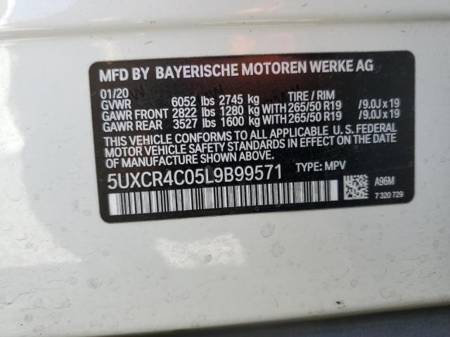 5UXCR4C05L9B99571 BMW X5 SDRIVE 14