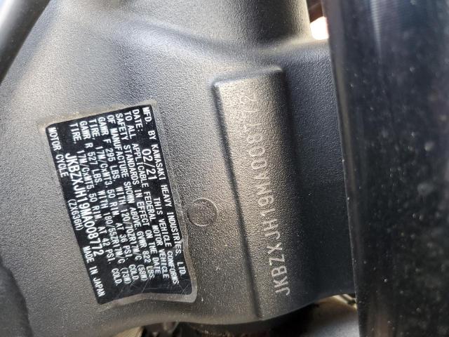 2021 KAWASAKI ZX636 K - JKBZXJH19MA008772