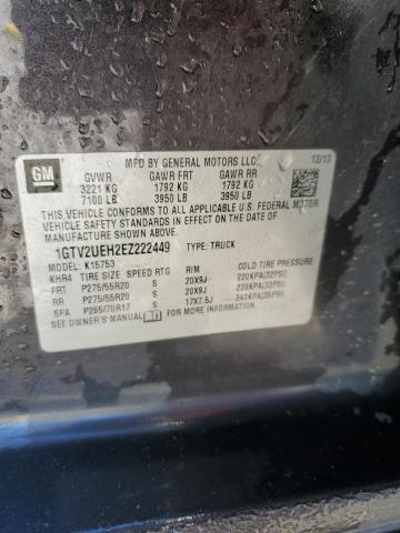 1GTV2UEH2EZ222449 GMC Sierra K1500 Sle