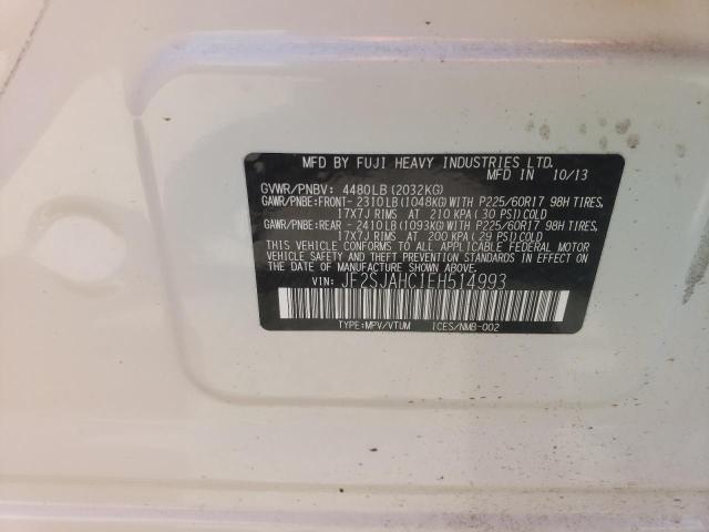 JF2SJAHC1EH514993 Subaru Forester 2.5i Limited