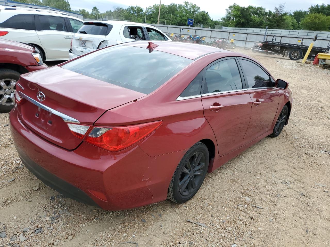 Lot #2090997474 2014 HYUNDAI SONATA GLS