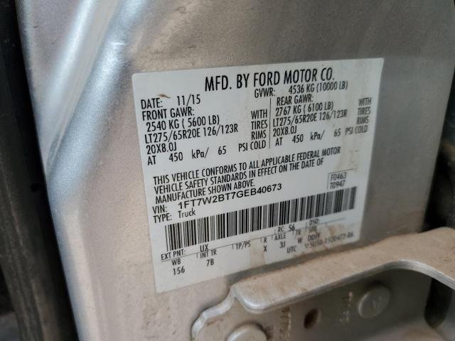 1FT7W2BT7GEB40673 Ford F250 Super Duty