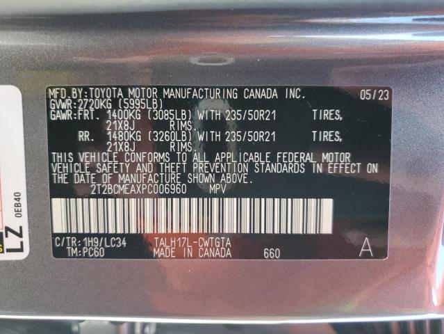 2023 LEXUS RX 500H F 2T2BCMEAXPC006960