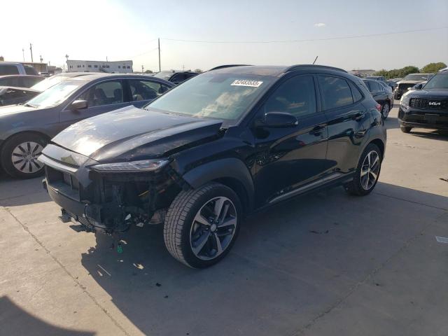 Vin: km8k33a50ju080613, lot: 62483533, hyundai kona limited 20181