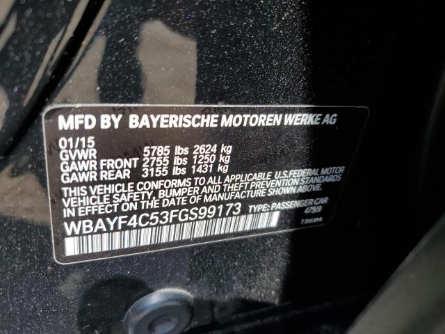 2015 BMW 740 LXI - WBAYF4C53FGS99173