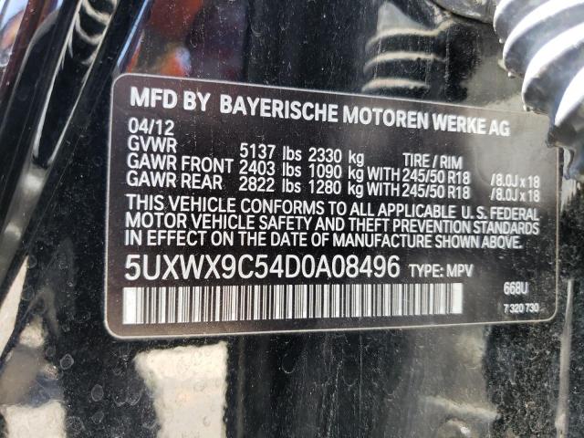 5UXWX9C54D0A08496 2013 BMW X3, photo no. 13