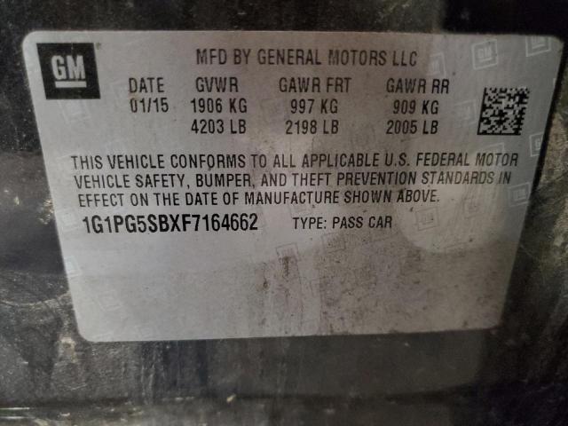 2015 CHEVROLET CRUZE LTZ - 1G1PG5SBXF7164662
