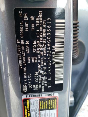 5XXG34J24MG036615 KIA K5 EX