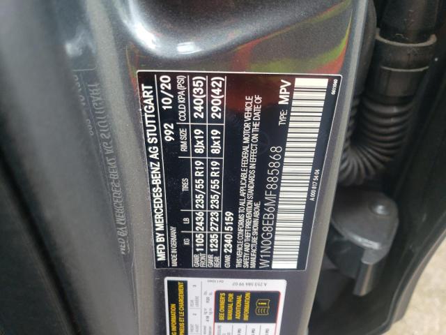 W1N0G8EB6MF885868 Mercedes-Benz Glc 300 4matic