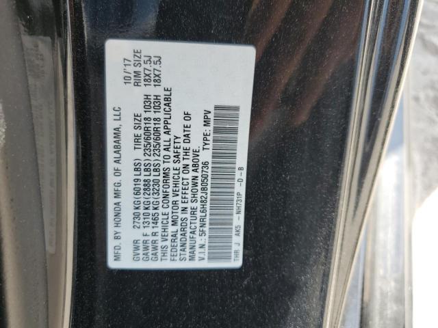 5FNRL6H82JB050736 2018 HONDA ODYSSEY, photo no. 13