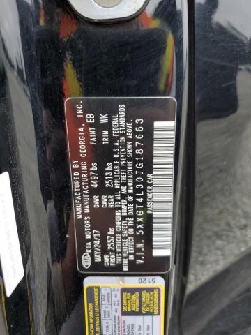 5XXGT4L30JG187663 KIA Optima Lx