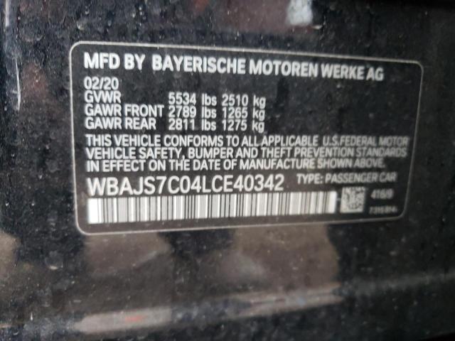 WBAJS7C04LCE40342 2020 BMW M5, photo no. 13