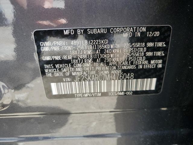 JF2SKARC7MH476048 Subaru Forester Sport