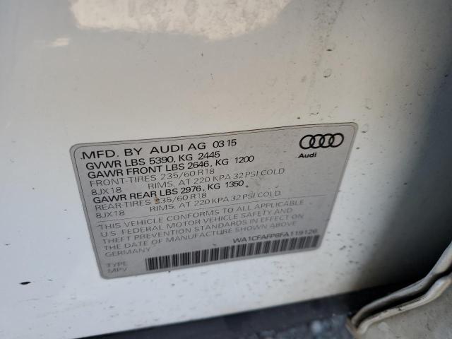WA1CFAFP8FA119126 Audi Q5 PREMIUM