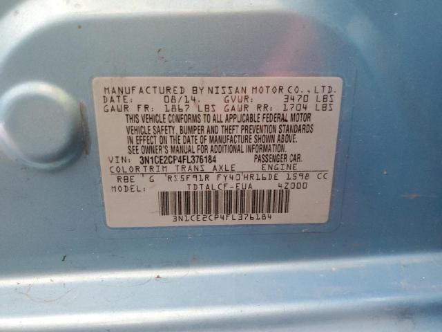 3N1CE2CP4FL376184 Nissan Versa Note S