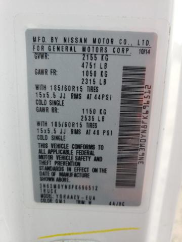 2015 CHEVROLET CITY EXPRE - 3N63M0YN8FK696512