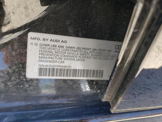 WAUAUDGYXPA048781 Audi A3 PREMIUM 10