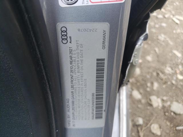 2018 AUDI S6 PREMIUM WAUFFAFC9JN002086