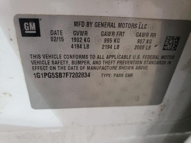 2015 CHEVROLET CRUZE LTZ - 1G1PG5SB7F7202834