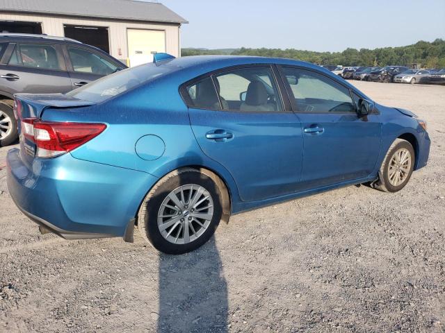 VIN: 4S3GKAD67J3611883 Auction: COPART Lot: 62359373 Location: PA - YORK HAVEN 4S3GKAD67J3611883 SUBARU IMPREZA 2018 BLUE Photo 3