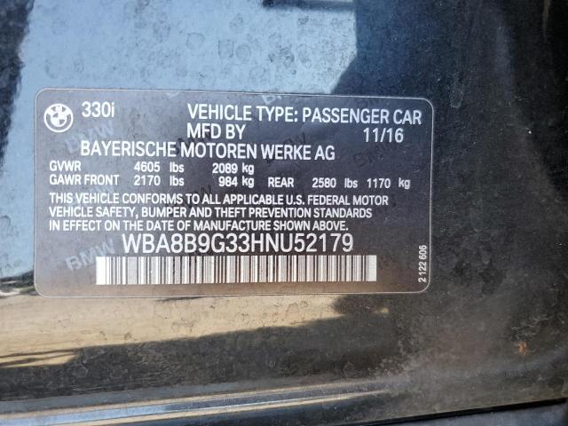 2017 BMW 330 I - WBA8B9G33HNU52179
