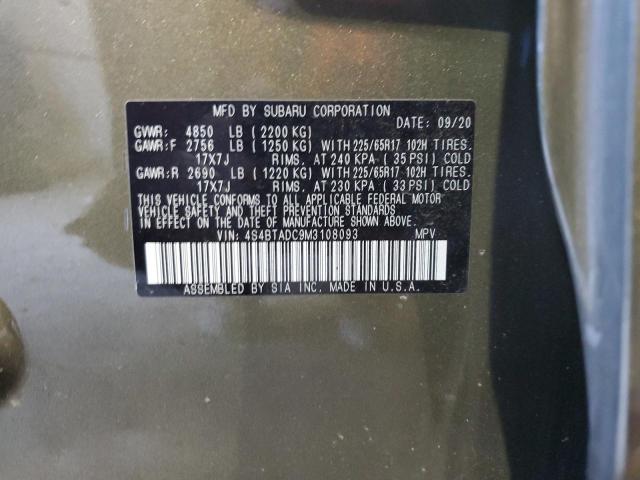 4S4BTADC9M3108093 Subaru Outback Premium