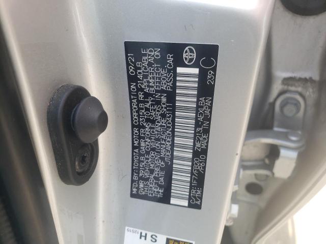 2022 TOYOTA COROLLA LE - JTDEAMDE0NJ043111