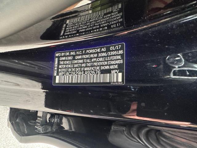 2017 PORSCHE CAYENNE TU - WP1AC2A29HLA92676