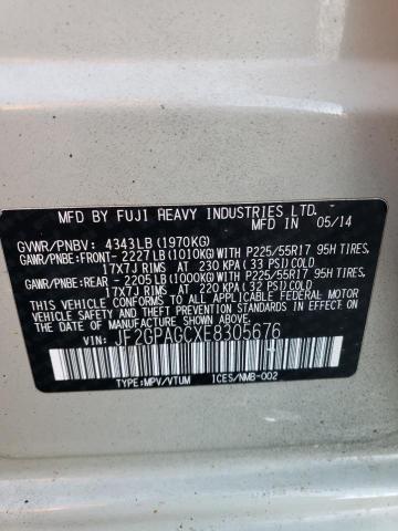 JF2GPAGCXE8305676 Subaru Xv Crosstrek 2.0 Limited